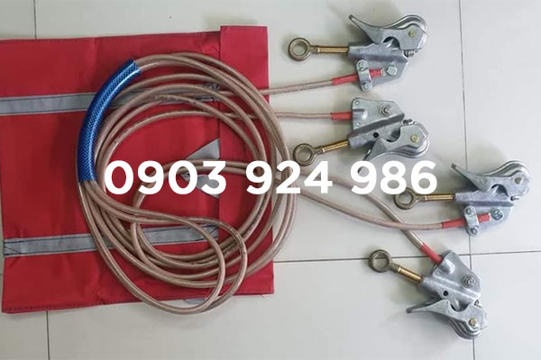 Bộ tiếp địa di động trung thế kẹp mỏ vịt