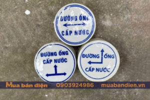 Móc Sứ Cảnh Báo Đường Ống Cấp Nước Ngầm