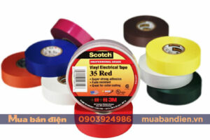Băng Keo Điện 3M Scotch 35 Red/Yellow/Green/Blue