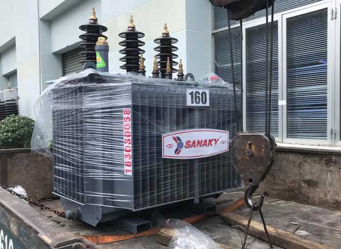 Máy Biến Áp Dầu 3 Pha SANAKY 160kVA 22/0.4kV AMORPHOUS