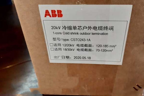 Đầu Cáp ABB Co Nguội Ngoài Trời 24kV 120mm2 (Cold Shrink Outdoor)