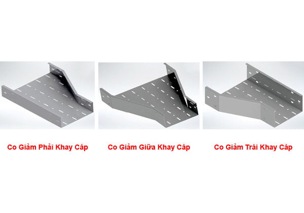 Co Giảm Phải Khay Cáp - Co Giảm Trái Khay Cáp - Co Giảm Giữa Khay Cáp