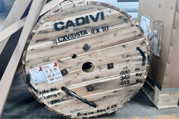 Giá Dây Cáp Điện CADIVI: CXV/DSTA 4x10 (4x7/1.35) - 0,6/1 kV 