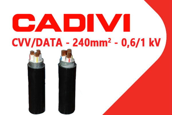 Giá Cáp Hạ Thế CADIVI DVV-DATA 240mm2 - 0,6/1 kV - Cáp Ngầm Hạ Thế