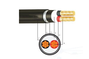 Cáp Điện Lực Hạ Thế: CVV/DSTA - CXV/DSTA - 0,6/1 kV - Cáp Ngầm 2 Ruột Đồng Giáp Băng Thép