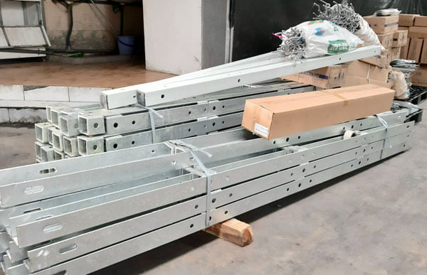 Đà Sắt, Xà, Đà Đỡ Một Pha V75x8x800 Và Thanh Chống