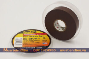 Băng Keo Cách Điện 3M Màu Nâu - Scotch 35 Brown