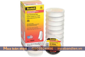 Băng Keo Điện Màu Trắng- Scotch 35 - Thương Hiệu 3M