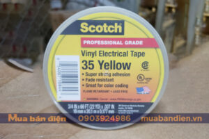 Băng Keo Điện 3M Scotch 35 - Màu Vàng [Giá Tốt]