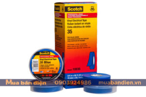 Băng Dính Điện Màu Xanh Dương - Scotch 35 - Chính Hãng 3M