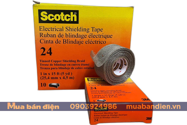 Băng Keo Điện 3M - Scotch 24 [Catalogue và Bảng Giá]