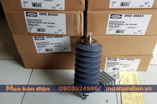 Cập Nhật Giá: Chống Sét Van LA 18kV 10kA - Thương Hiệu Ohio Brass