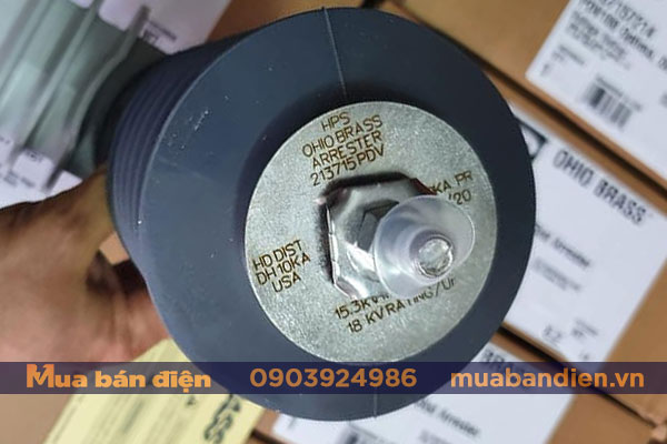 Thông số kỹ thuật chống sét van LA 18kV 10kA Ohio Brass