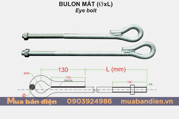 Cấu Tạo Bu Lông Mắt