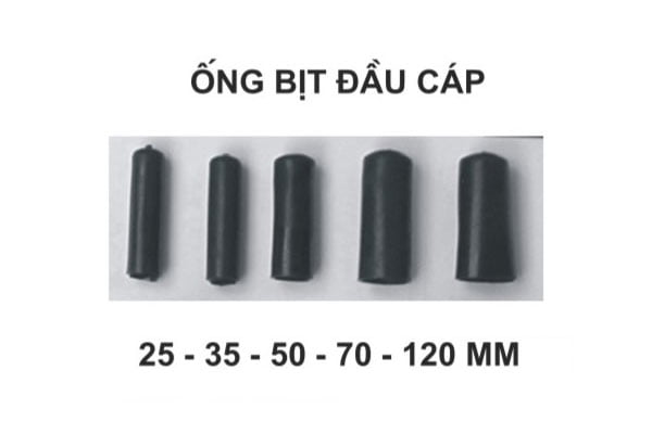 Tiết diện nút bịt đầu cáp thông dụng