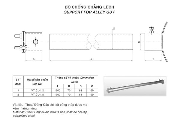 Cấu Tạo Bộ Chống Chằng Lệch
