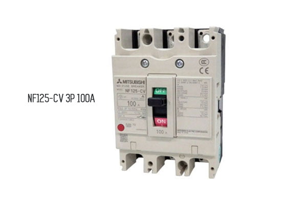 [Cập Nhật Giá] MCCB 3 Pha Mitsubishi NF125-CV 3P 100A 10kA