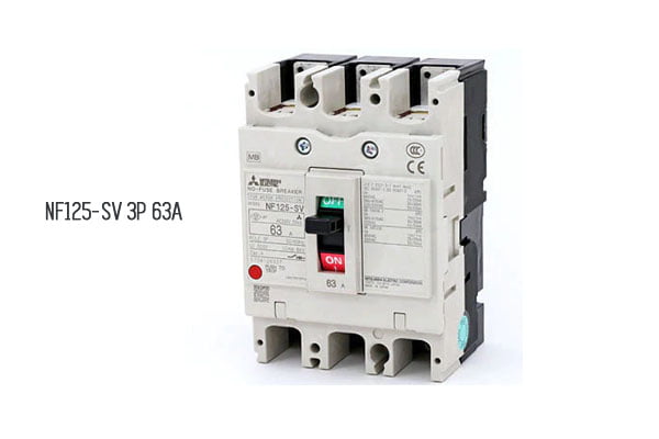 [Bảng Giá] Aptomat Khối - MCCB Mitsubishi | NF125-SV 3P 63A 30kA