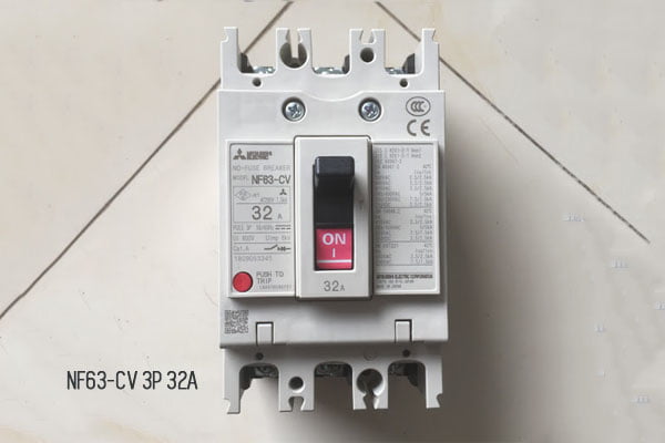 [Bảng Giá] Aptomat Khối - MCCB Mitsubishi | NF63-CV 3P 32A 5kA