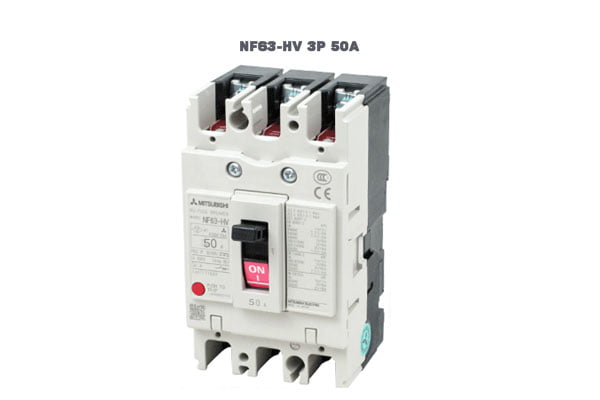 [Báo Giá] NF63-HV 3P 50A 10kA | Aptomat Khối MCCB Mitsubishi