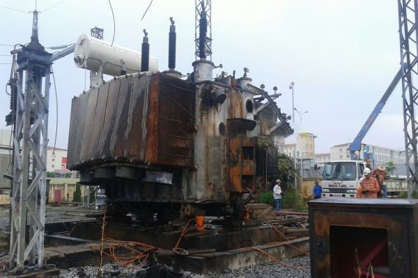 Máy biến áp THIBIDI bị chập cháy