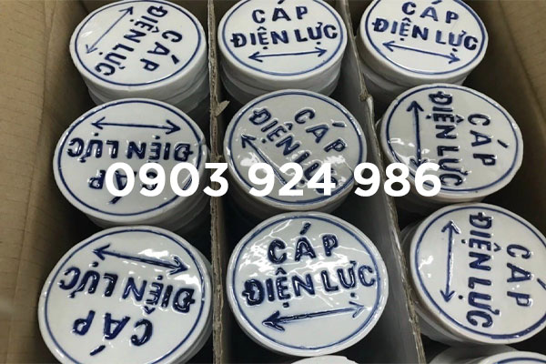 mốc sứ báo cáp điện lực