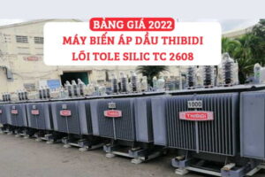 Bảng Giá Máy Biến Áp Thibidi Lõi Tole Silic 2022 (TCKT: 2608/QĐ EVN SPC)