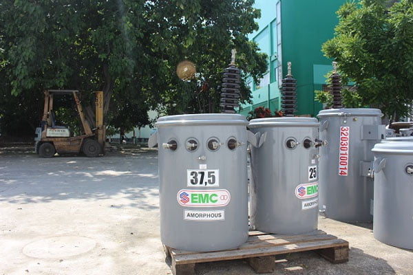Máy biến áp Amorphous 1 pha 37,5kVA hãng EMC - Cơ Điện Thủ Đức