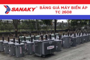 Bảng Giá Máy Biến Áp SANAKY Tole Silic (TC 2608)