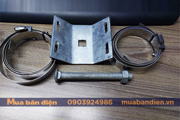 Đế U Kèm Bulong M14x130 - 2 Bộ Dây Đai Và Khóa Đai 20x0.7x1200