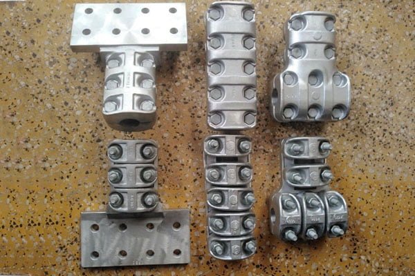 Kẹp cực chữ T rẽ nhánh dây nhôm, kẹp cực phẳng