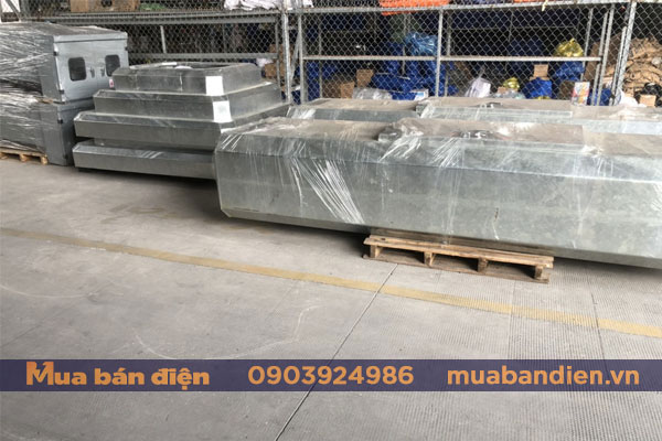 Bộ trụ thép đỡ máy biến áp tích hợp RMU 3 ngăn MBA 100 - 800kVA