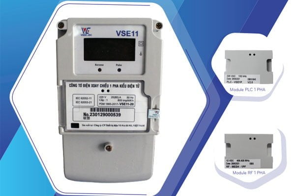 Công Tơ Điện Tử 1 Pha 1 Giá VSE 11-20 VINASINO 