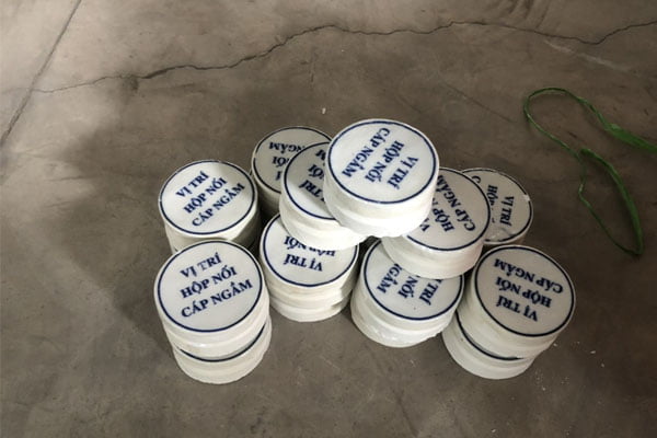 Mốc Báo Hộp Nối Cáp Ngầm Bằng Sứ - Giá Tốt