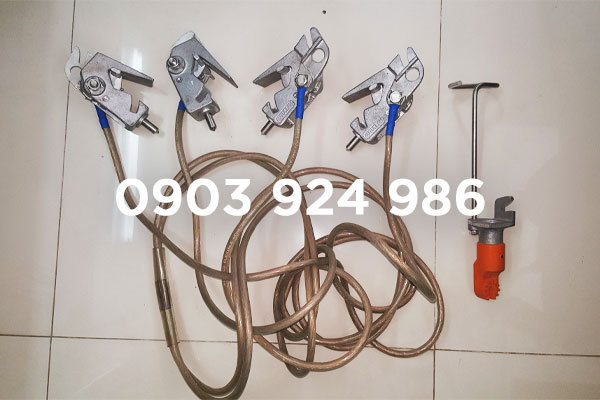 Kẹp dây tiếp địa AutoClamp và giá đỡ