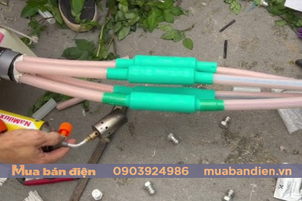 Hướng dẫn thi công lắp đặt đầu cáp co nhiệt TTE hạ thế