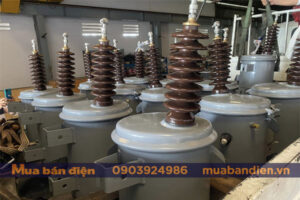 Phân phối máy biến áp cấp nguồn 1 pha 1 sứ hãng APM