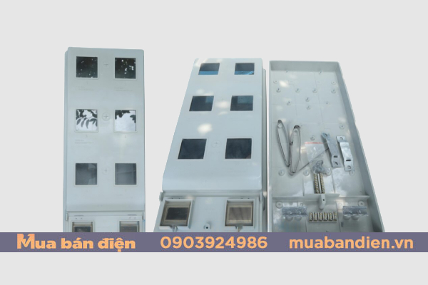 Hộp đựng 6 công tơ 1 pha nhựa Composite