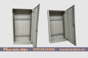 Mặt trong Vỏ tủ điện PPHT nhựa Composite 600W 1400H 400D loại ngoài trời