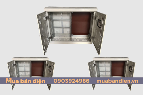 Mặt trong Vỏ tủ điện kế MCCB Composite loại 900x630x420