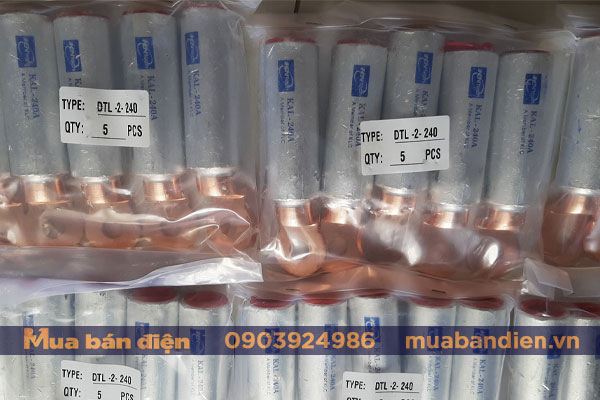 Đầu cos đồng nhôm DTL-2-240