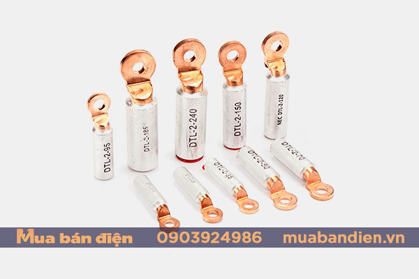 Đầu cos đồng nhôm DTL-2