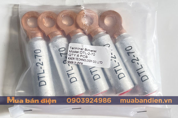 Đầu cốt đồng nhôm 1 lỗ DTL-2-70