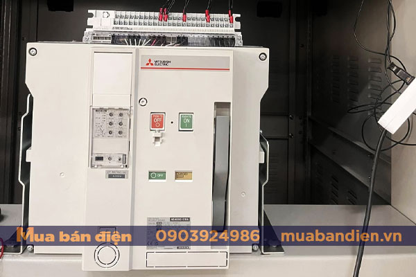 Lắp đặt máy cắt không khí ACB Mitsubishi AE4000-SWA