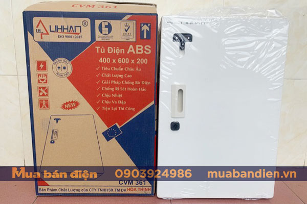 Vỏ tủ điện ABS 400x600x200 CMV 361