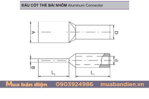 Bản vẽ cấu tạo đầu cos thẻ bài
