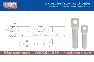 Đầu cos nhôm Tuấn Ân