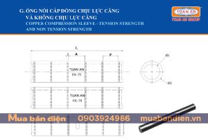 Ống nối cáp đồng Tuấn Ân