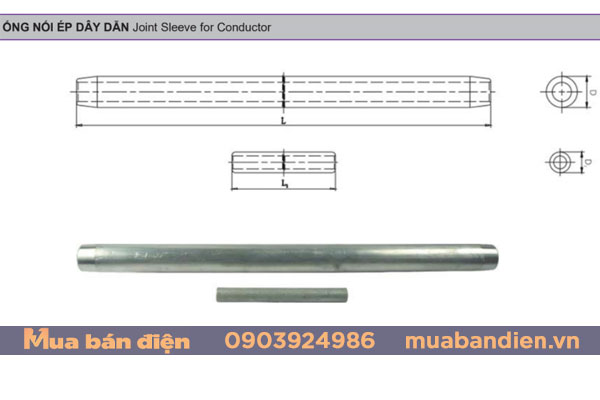 Ống nối ép dây dẫn cao thế