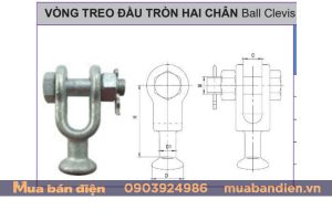 Vòng treo đầu tròn hai chân